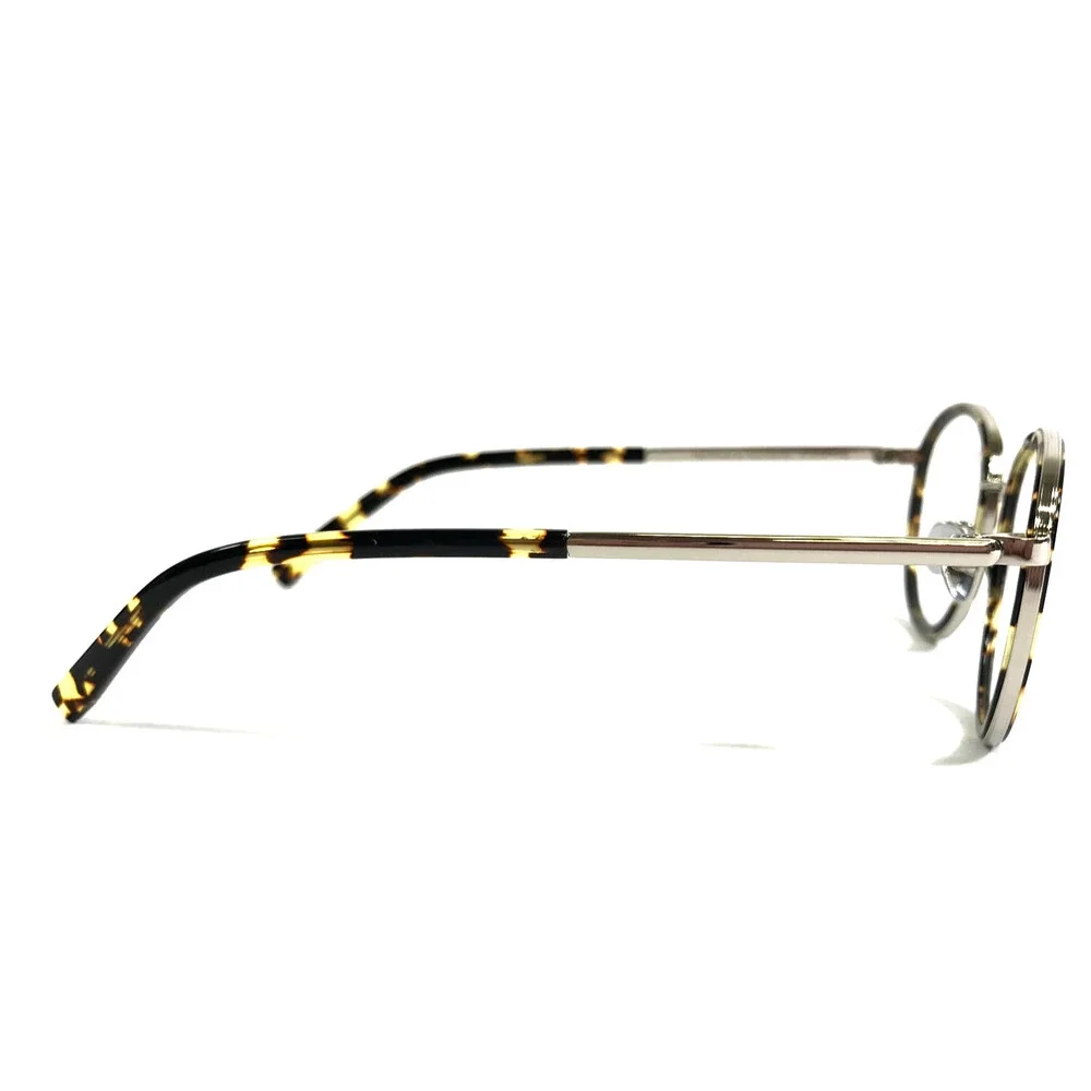 Tom Davies Eyeglasses Frames TD741 Col. 1236 Tortoise Shiny Silver 47-19-140